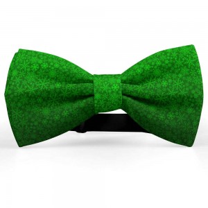  Papion personalizat, verde,  tematic Craciun model stelute de gheata